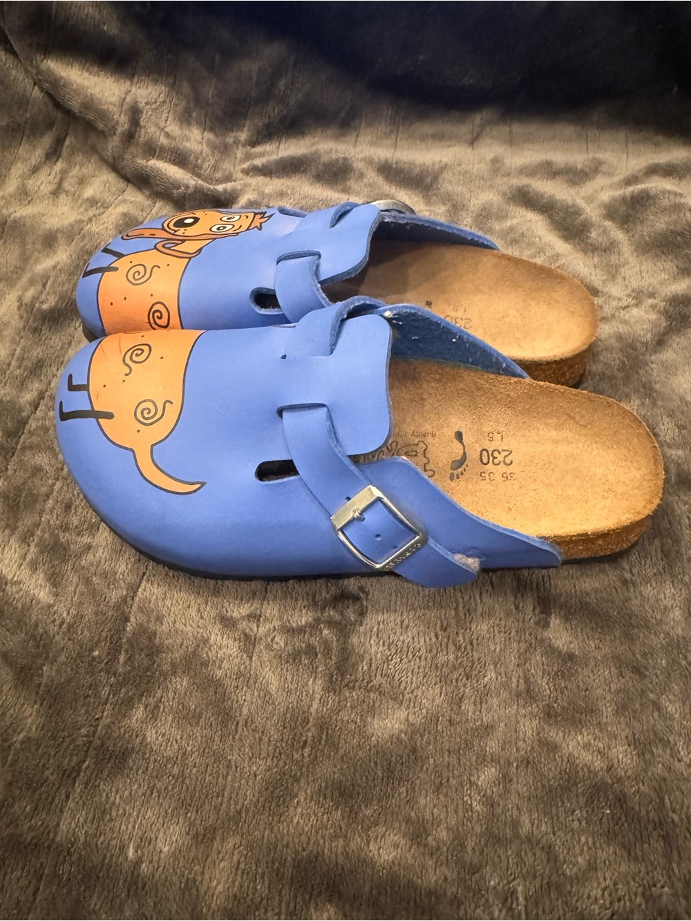 Birkenstock clogs with dachshund dog Size 35 (L5) Boho, Earthy, Casual, Fun - Picture 3 of 10